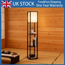 Standard Floor Lamp with Shelf