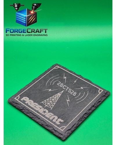 President laser engraved - president, slate