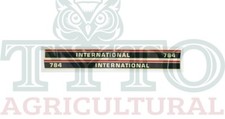 International 784 Tractor Decal Set