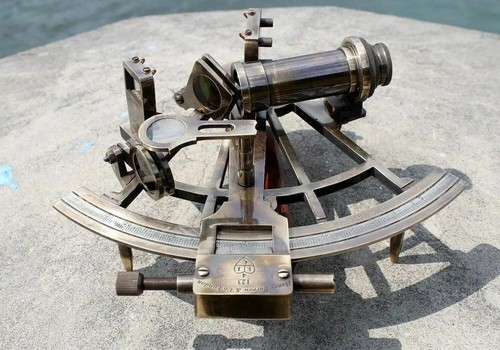 Antique brass working marine - brass,