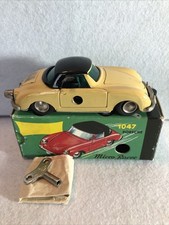Vintage Schuco Porsche 356 With Box & Key, Micro Racer (1047)