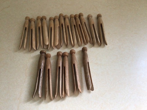 Vintage wooden clothes - 19,
