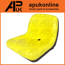 Low Back Seat Yellow for John Deere JD Gator Lawn Mower Garden Tractor Ride on
