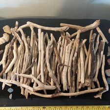 DRIFTWOOD PIECES. Arts & crafts.  50 x Medium Sterilised Cornish Driftwood 
