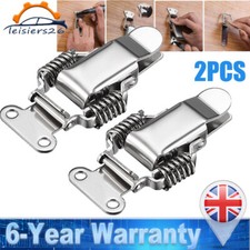 Metal Tension Clasp Lever Spring Toggle Latch Hasp Catch Clamp Clip for Cabinets