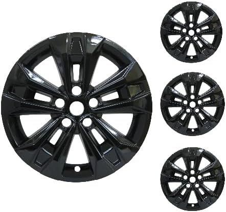Wheel skins black hub caps - 17",