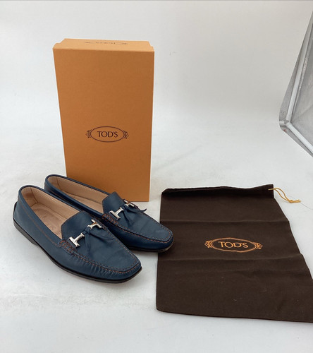Tods navy blue leather - blue, driver