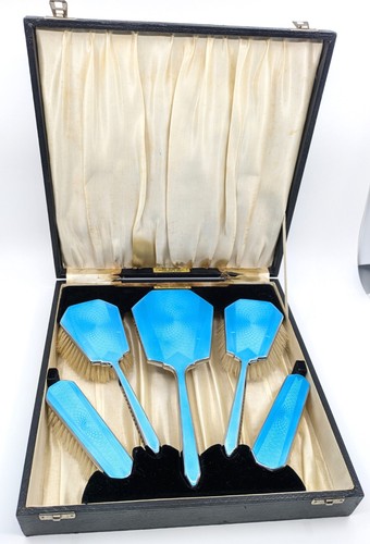 Art deco 1930s piece blue - art,