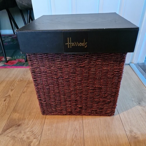 Harrods brown wicker - harrods,