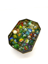VINTAGE RETREO GLASS MARBLES