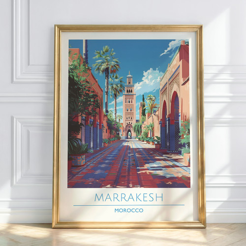 Marrakesh morocco wall art - morocco,