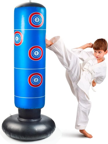 Kids boxing bag free standing - boxing,