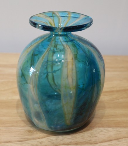 Mdina blue crystal glass - crystal,