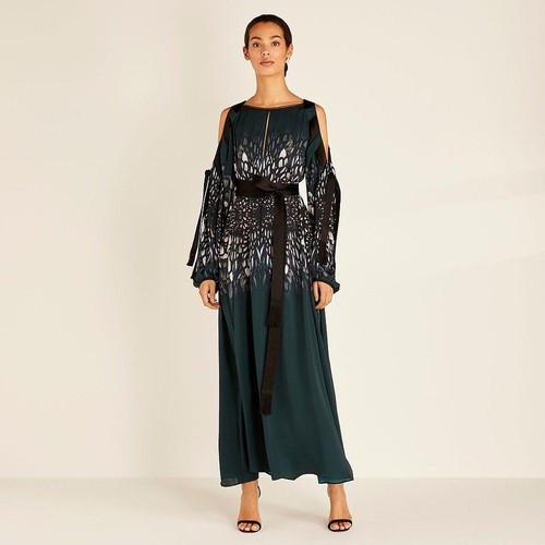 Amanda wakeley maxi dress in - l,