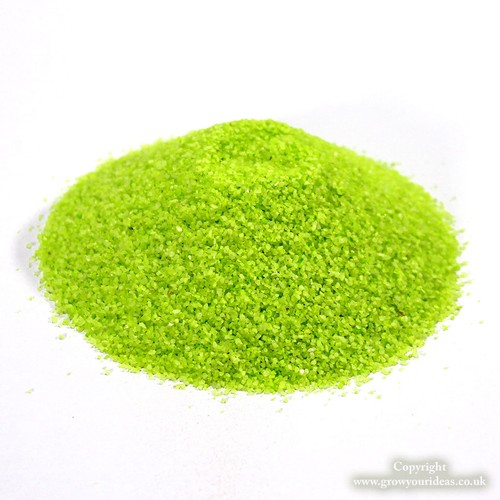 Lime green coloured sand for - coloured,