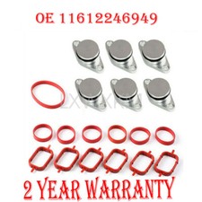 6x 22mm SWIRL FLAP BUNGS WITH GASKETS FOR BMW 320d 330d 520d 525d 530d