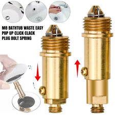 1/2PCS Pop Up Click Clack Plug M8 Brass Basin Sink Bath Replacement Waste Easy