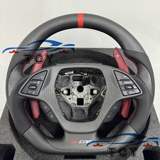Fit Chevrolet Corvette C7 Z06 ZR1 2014-2019 Matte Carbon Fiber Steering Wheel
