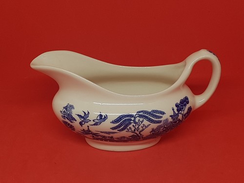 Gravy sauce boat - old, willow