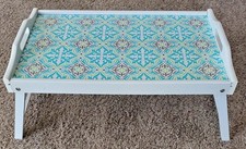 Paisley Blue Cute Wooden