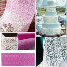 Flower Lace Silicone Cake Decorating Mould Tool Fondant Embossed Mold Sugarcraft