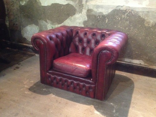 Vintage chesterfield armchair - vintage,