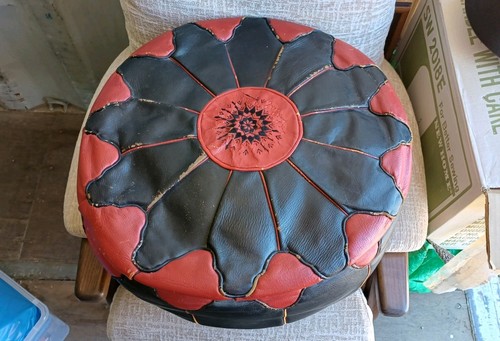 Vintage moroccan leather - vintage,