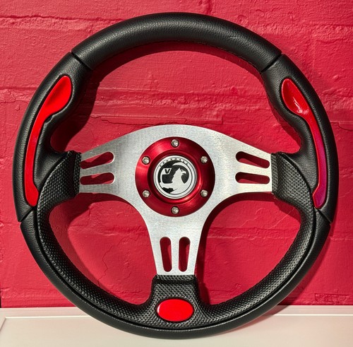 Black red 350mm steering - v1,
