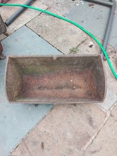 Vintage Cast Iron Trough 25 × 13 "