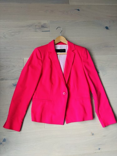 Zara women pink blazer basic - blazer,
