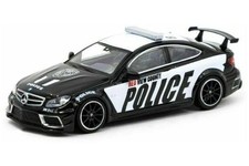 Tarmac T64G-009-PC Mercedes Benz C63 AMG "Police Car" Coupe 1:64 Scale 