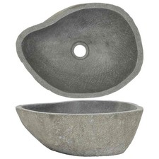 Basin River Stone Oval Sink