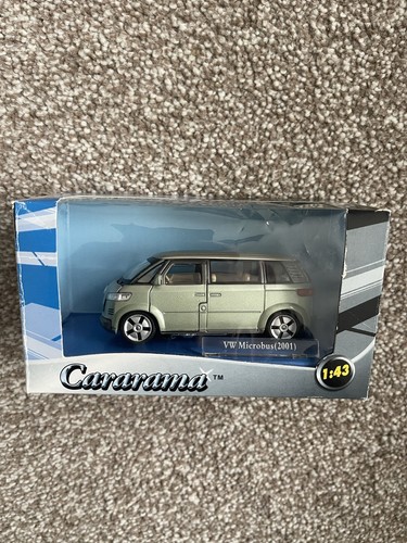 Cararama green microbus - cararama, vw
