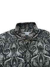 Eton Men’s Black Paisley