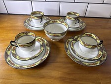 Sutherland China Tea Set Vintage Floral Cups Saucers Plates Sugar Bowl England