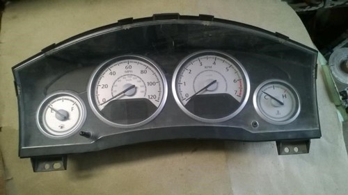Speedometer cluster silver - speedometer,