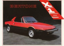 Fiat X1/9 Bertone Sportscar Brochure Brochure 1983 B16