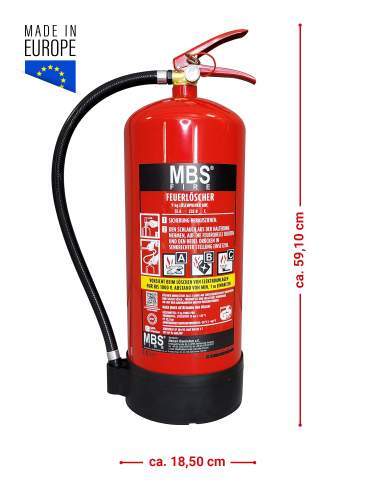 Mbs fire 9kg abc - powder,