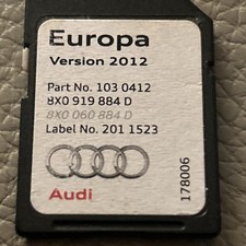 GENUINE AUDI A6 C7 SD SAT NAV