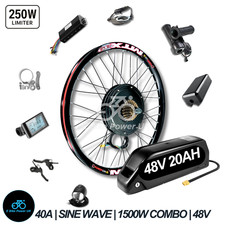 Conversion Kit 48V 20Ah Battery Rear Motor 7 Speed Freewheel MTX Rim MTX 40A