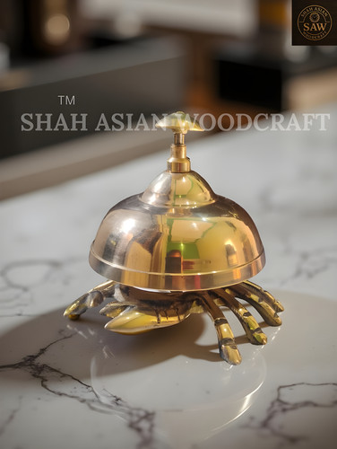 Antique brass crab - antique,