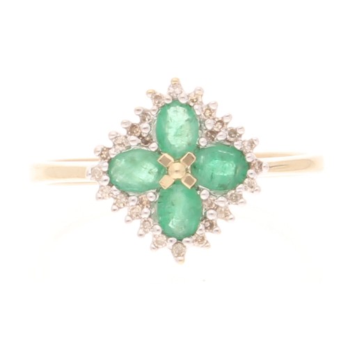 9carat yellow gold emerald - 9carat, &