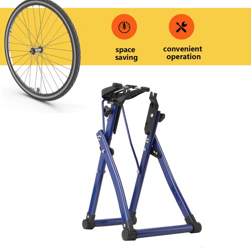 Bike wheel truing - wheel, rack