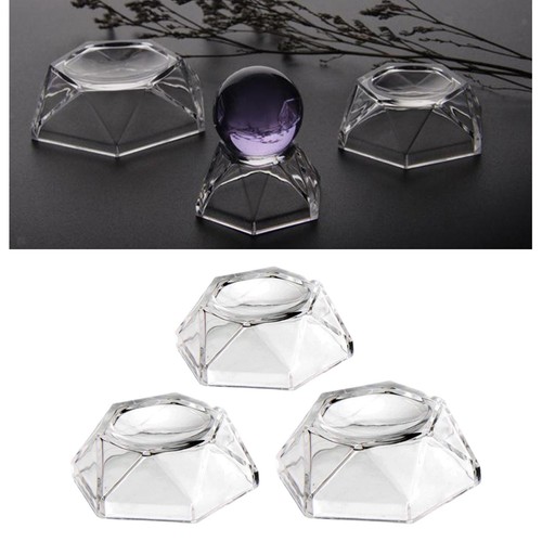 3pcs acrylic crystal ball base - ball,