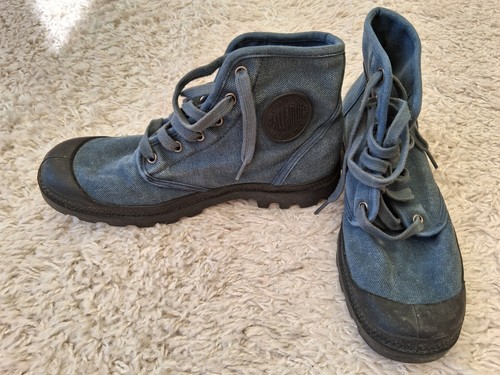 Palladium canvas boots dark - palladium, boots,