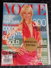 US Vogue  - March 2000 - Tidy Copy - AMBER VALETTA Cover