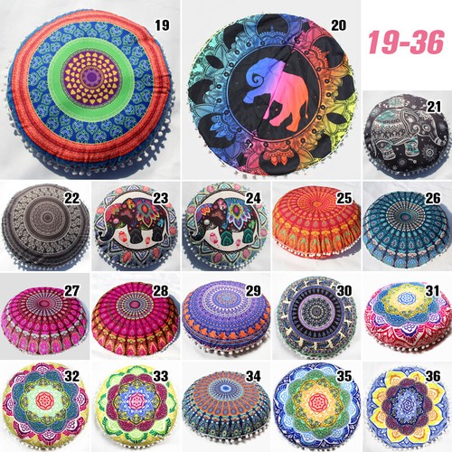 Round bohemiancushion cover - bohemiancushion,