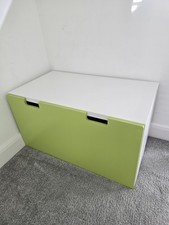 Bench/ Table With Extra Large Pull Out Storage Box. Kids Toys Storage Unit