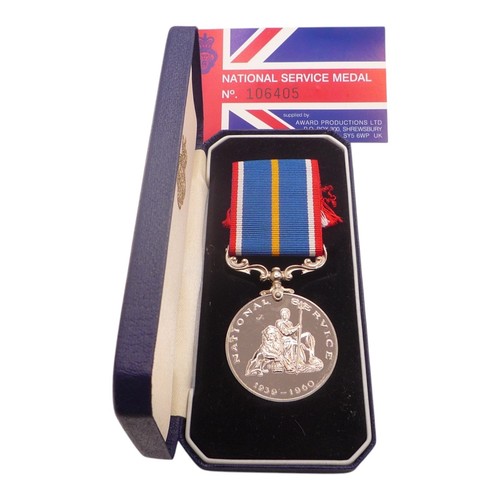 National service medal 1939 - service,
