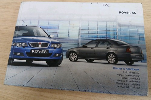 Rover owners handbook - rover,